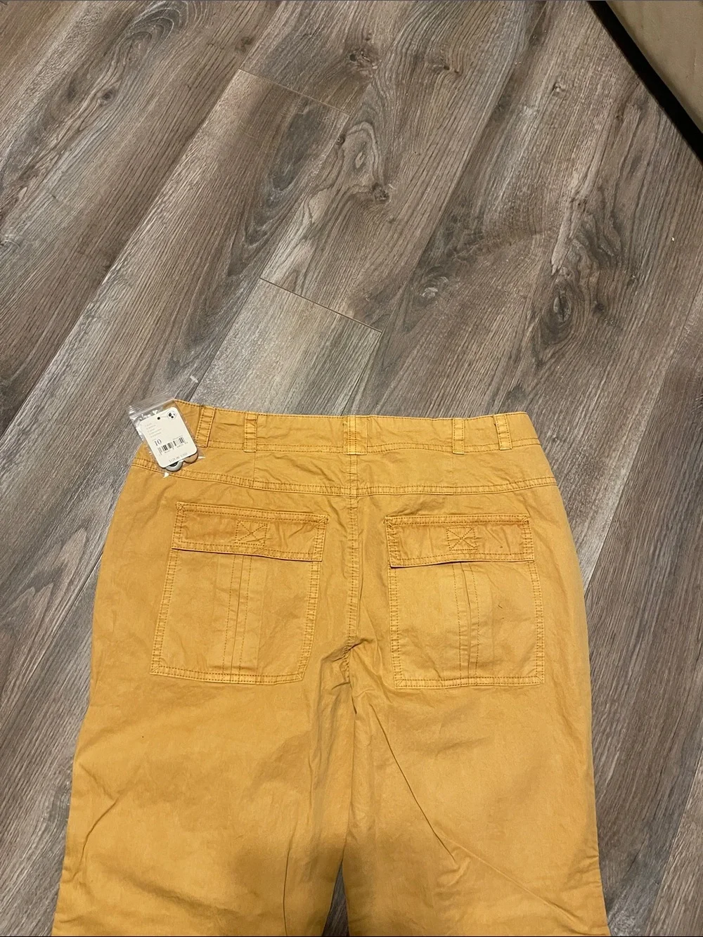Free People women’s Cargo Pants in Mustard